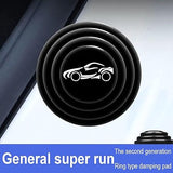 12 pcs Car Door Shock Absorber Car Door Protection Sticker,Buffer Bumper Cushion Door Shock Absorbing Gaskets Logo Sports