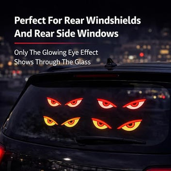 Solar Demon Eye LED Car Window Light