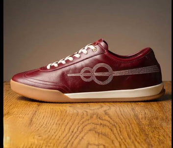 Men's Sneakers Red, Lace-Up Style