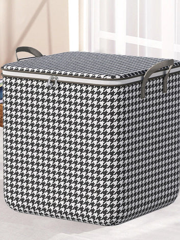 New 100 ltr Foldable Cloth Storage Bag With Zipper & Reinforced Handle pack of 1