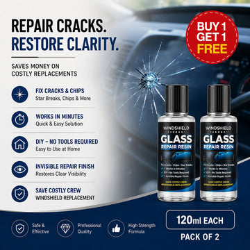 Windshield Glass Repair Resin 120ML Each Pack Of 2