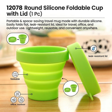 Silicon Foldable Cup Pack Of 2