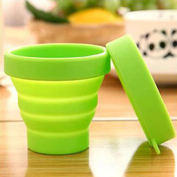 Silicon Foldable Cup Pack Of 2