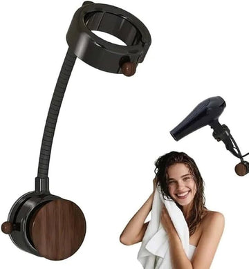 Hands Free Hair Dryer Holder Wall Mount