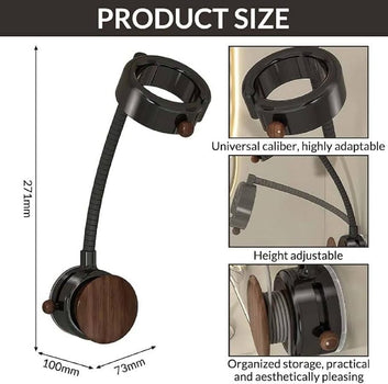 Hands Free Hair Dryer Holder Wall Mount